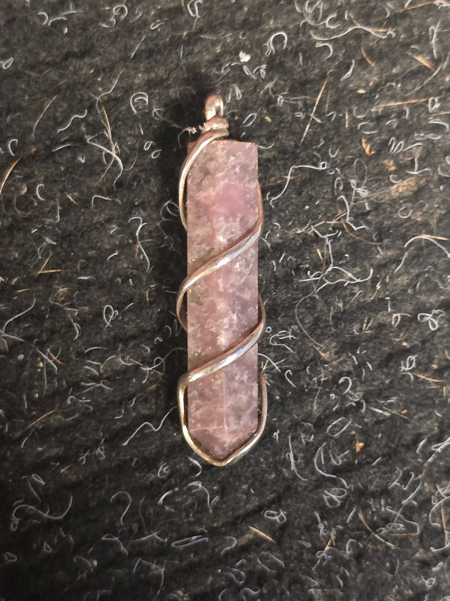 Petite Amethyst Vine Pendant
