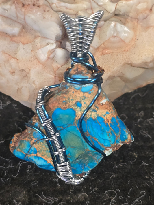 Azure Canyon Pendant