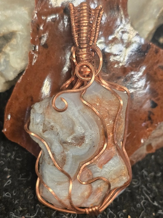 River Mist Agate Pendant