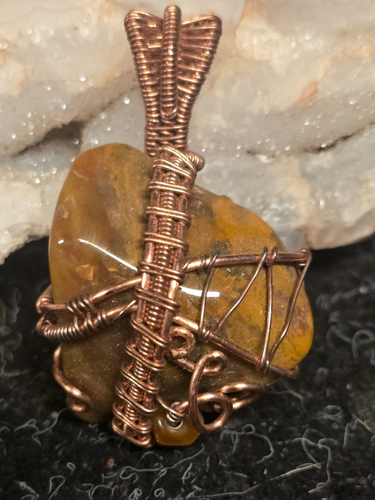 Sunlit Mesa Copper Pendant