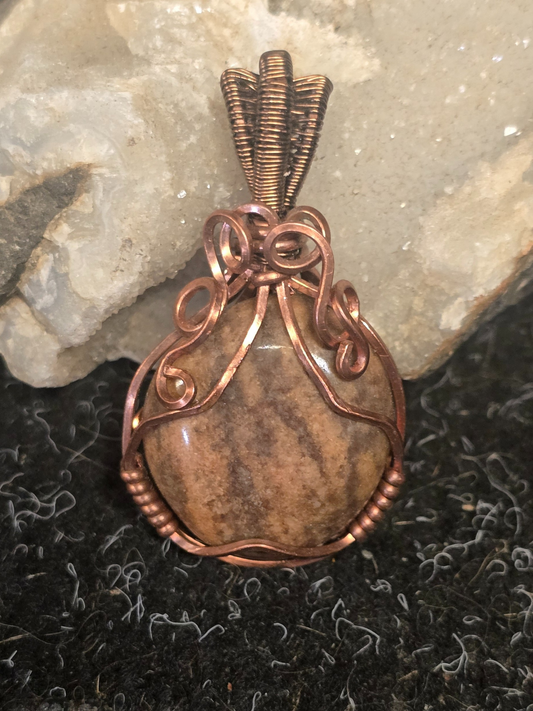 Whispering Earth Copper Pendant