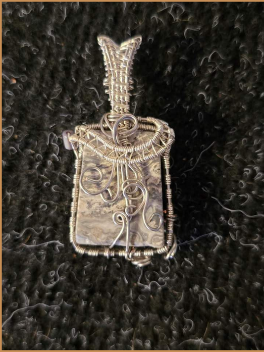 Silver Forest Mist Pendant