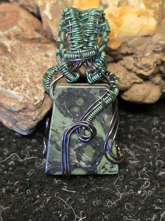 Mossy Forest Guardian Pendant