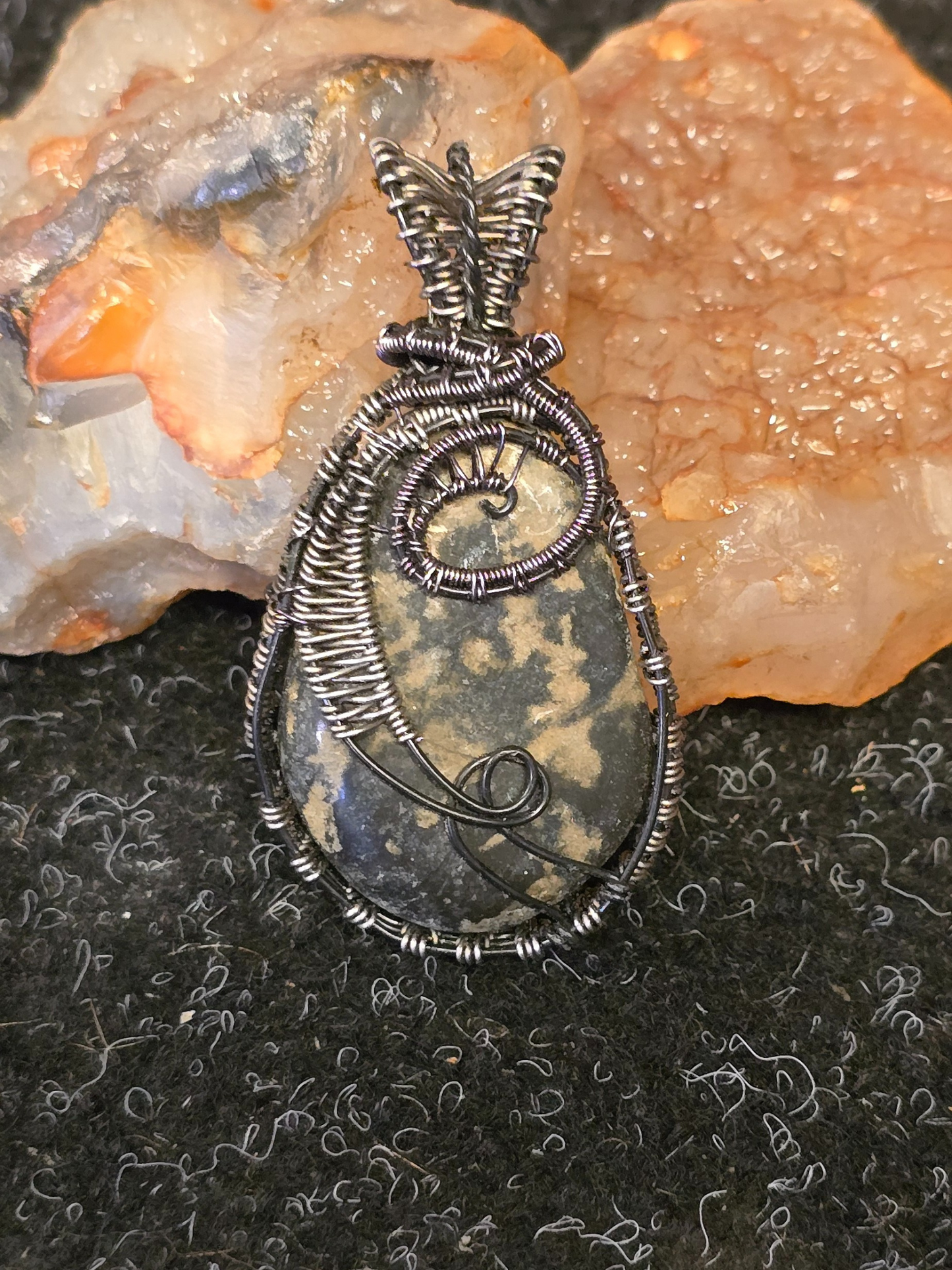 Shadow Fern Pendant
