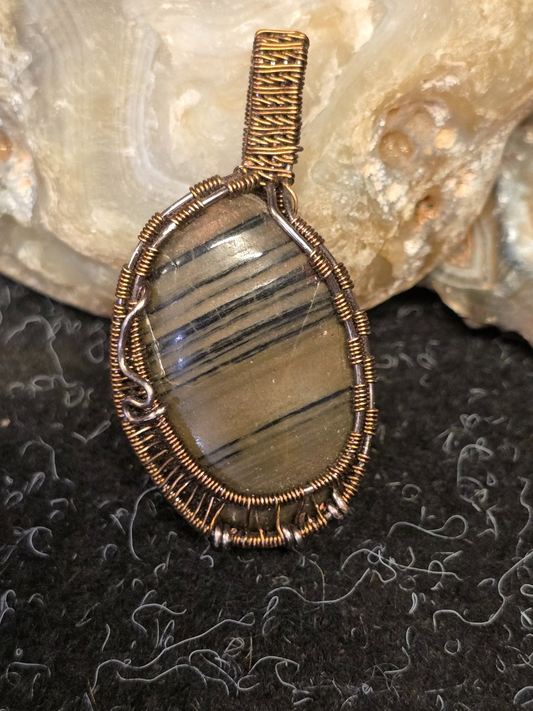 Riverbed Echoes Pendant