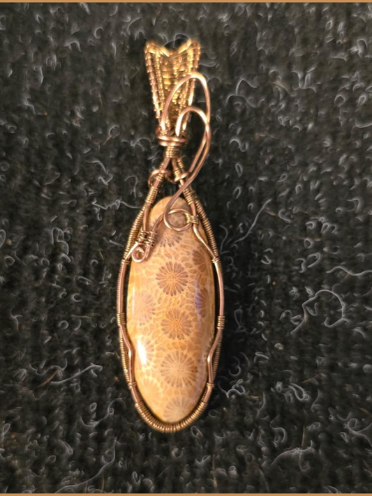 Fossil Bloom Pendant