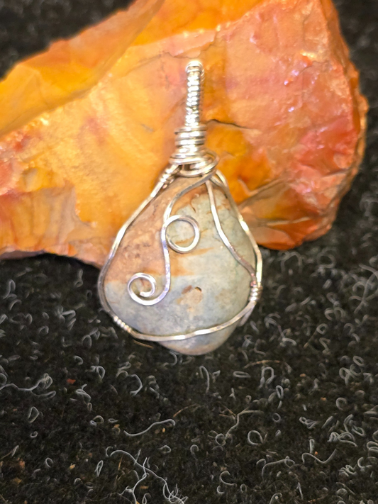 River Mist Swirl Pendant