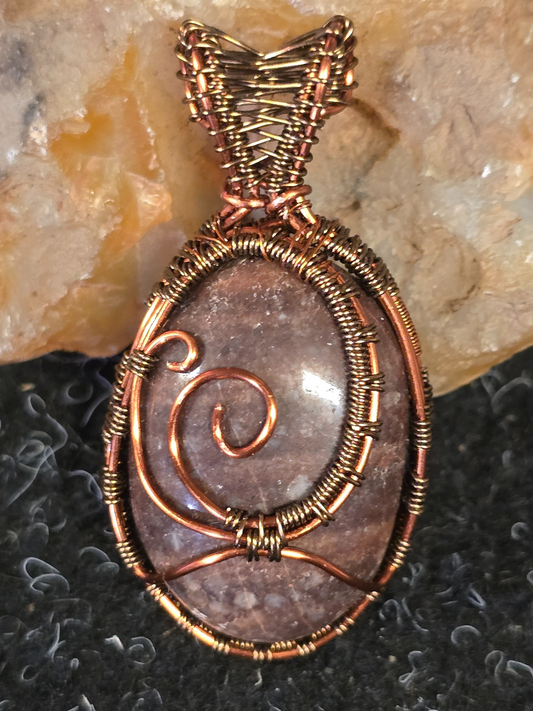 Earthspire Copper Swirl Pendant