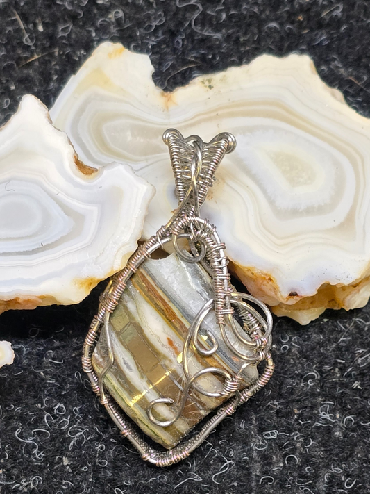 Riverline Mirror Pendant