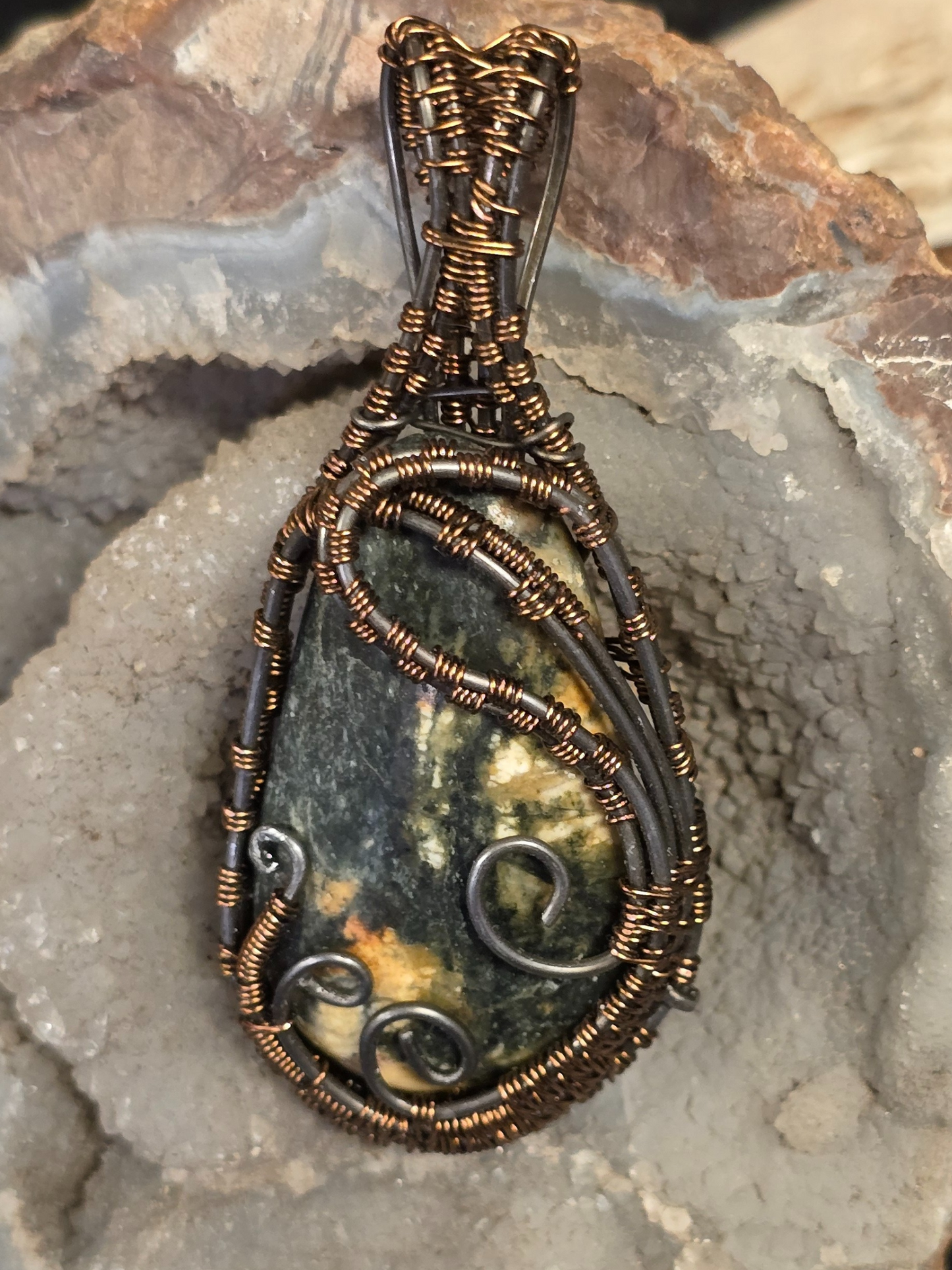 Forest Shadow Cascade Pendant