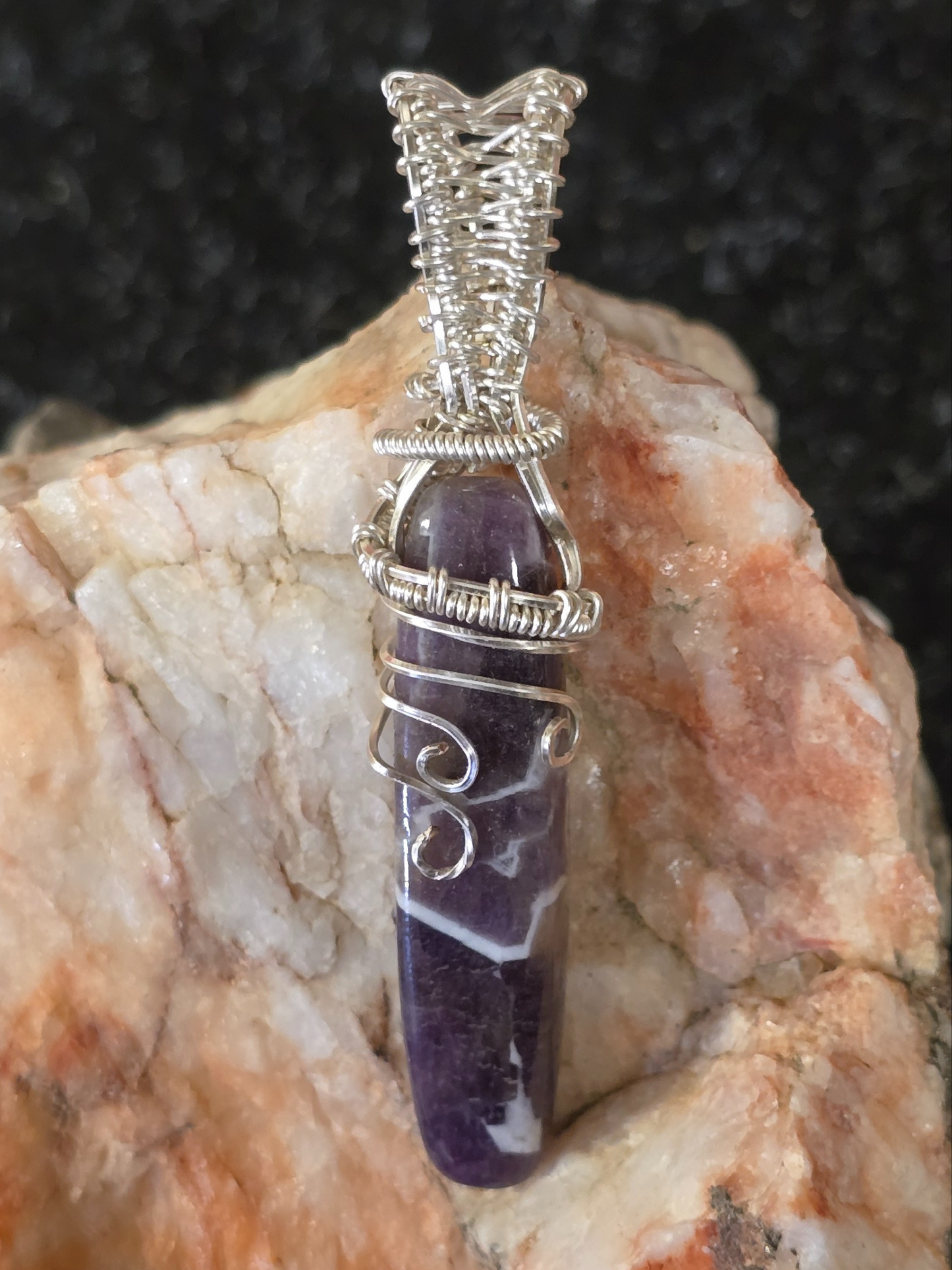 Twilight Amethyst Spire Pendant