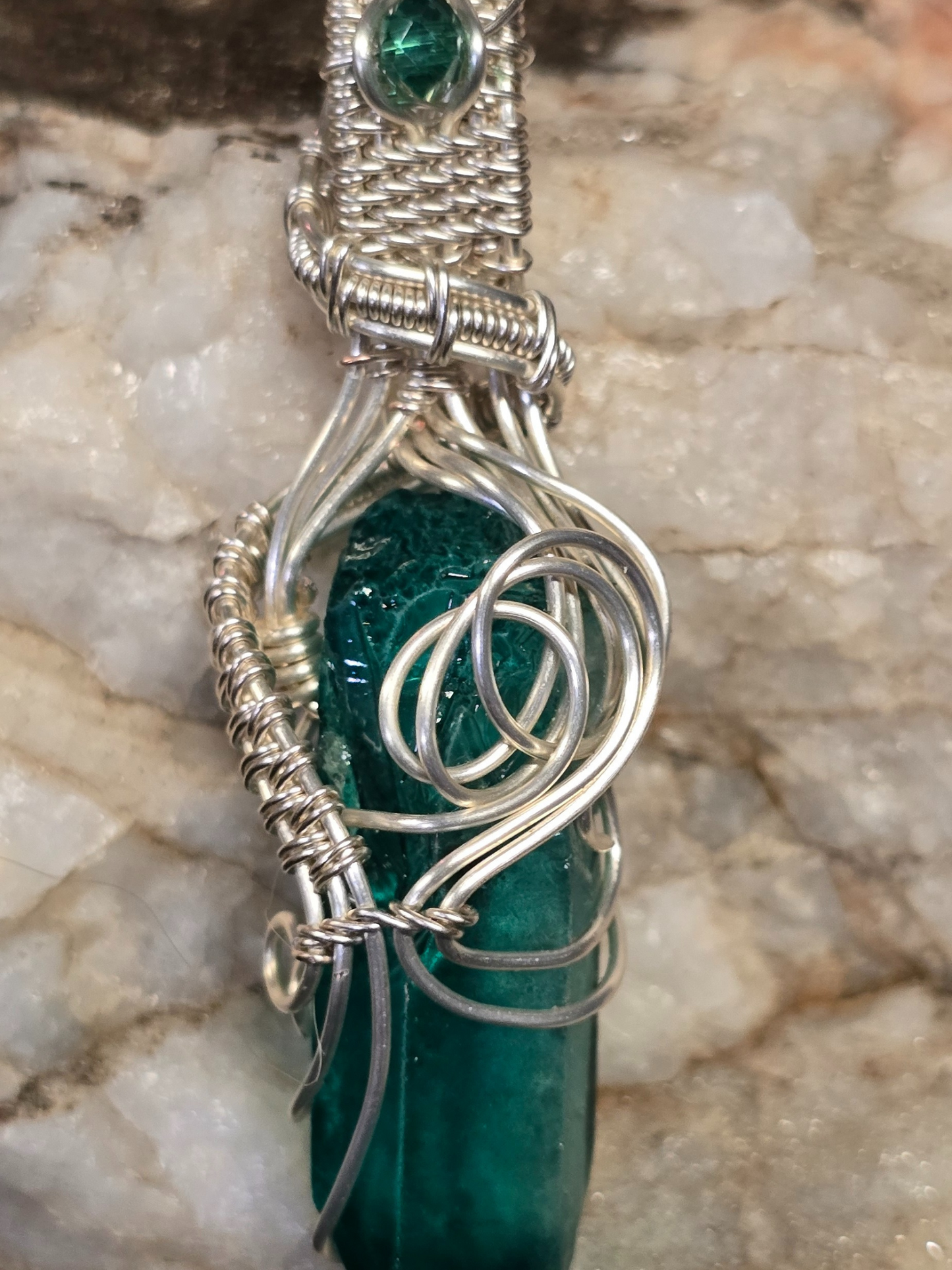 Emerald Forest Stream Pendant