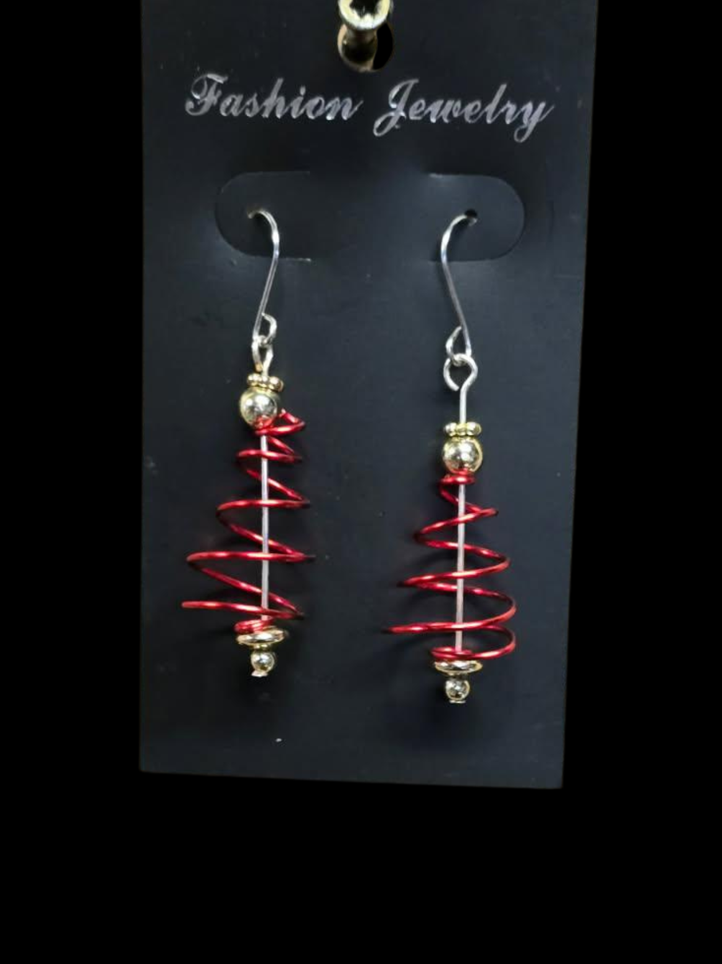 Crimson Pine Earrings