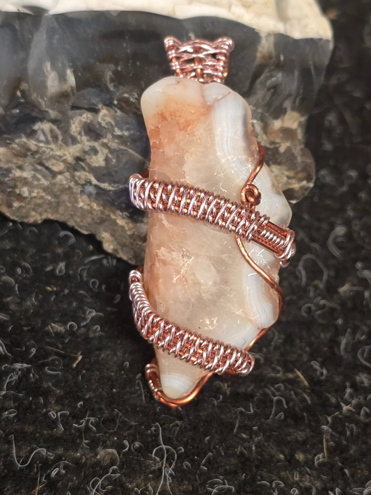 Sunrise Canyon Spiral Pendant
