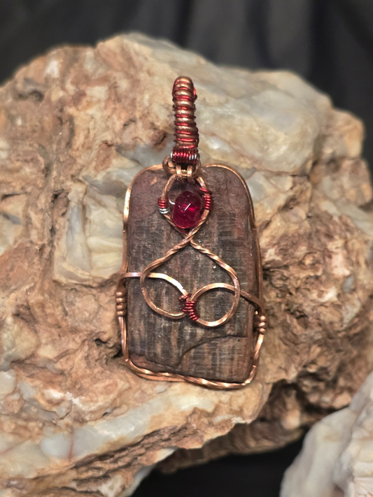 Wild Rosewood Embrace Pendant