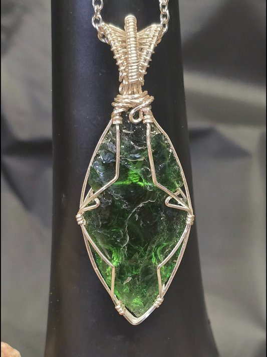 Forest Heart Pendant w/ chain necklace